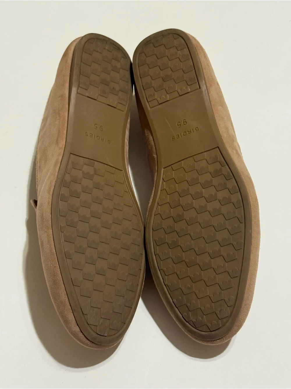 Birdies The Starling Latte Suede Slip loafers